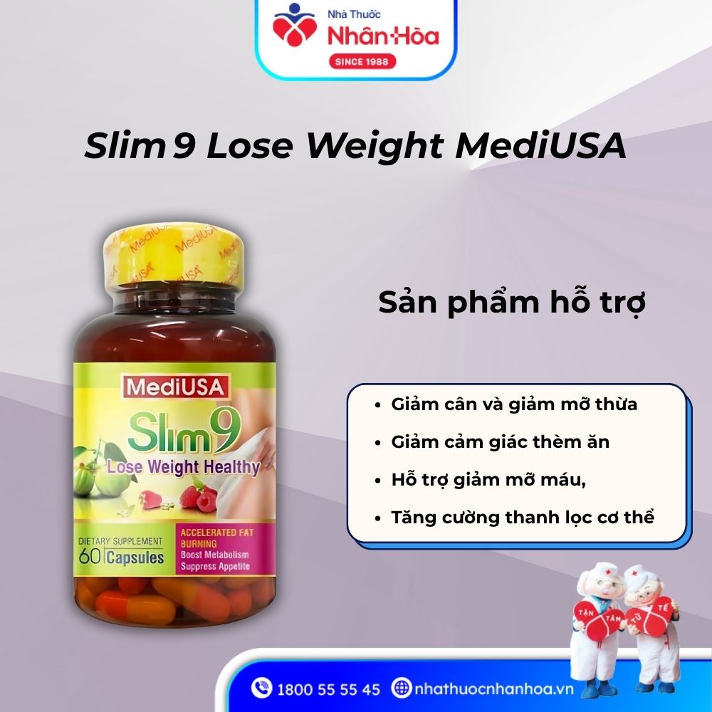 Công dụng Slim 9 Lose Weight MediUSA