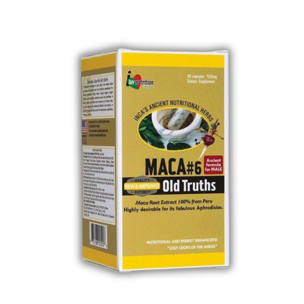 Viên Uống Maca #6 Old Truths Nature’s Supplement Hỗ Trợ Tăng Cường Sinh Lý Nam (Lọ 60 Viên)