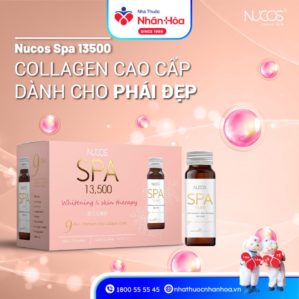 Nước Uống Nucos Spa Collagen 13,500 đẹp da