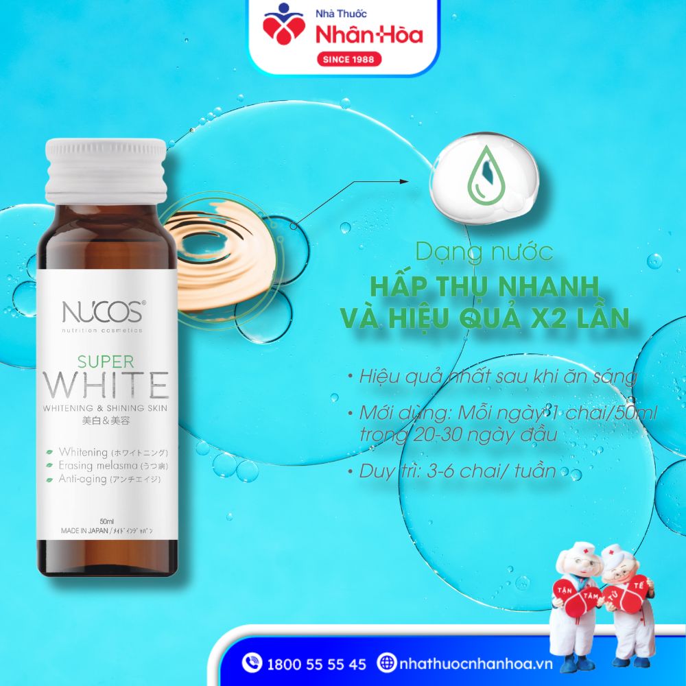 Nước uống Profa Nucos Super White có tốt không?