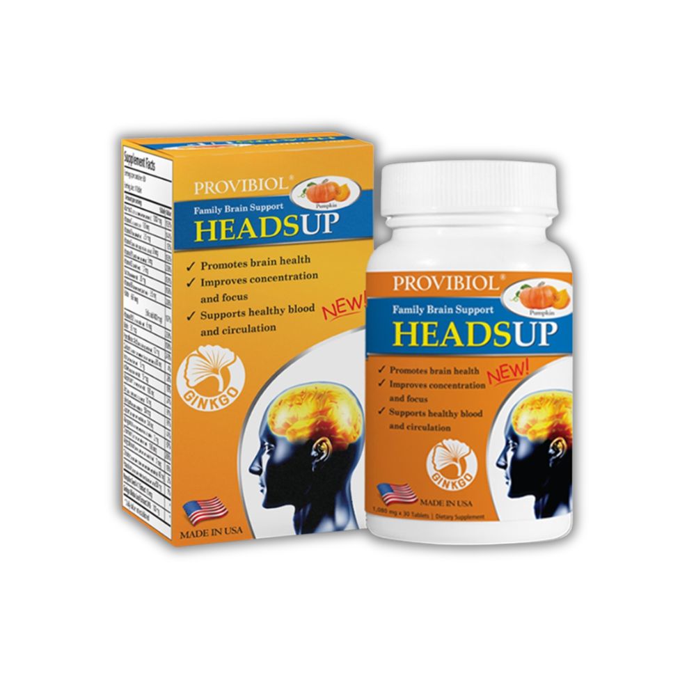 Viên Uống Provibiol HeadsUp Profa Tăng Tuần Hoàn Não (Hộp 30 Viên)