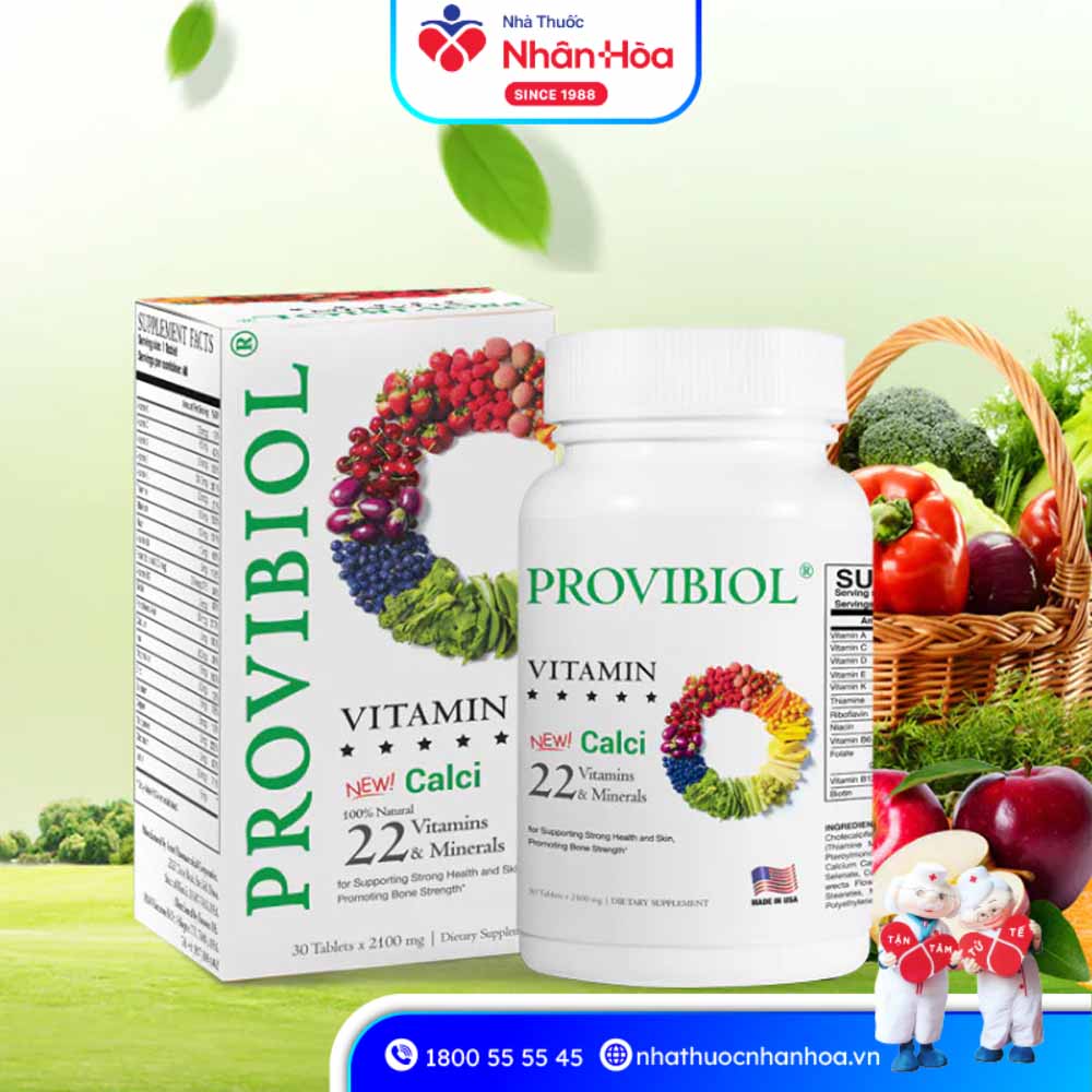 Provibiol Vitamin Profa là viên uống hỗ trợ bổ sung các loại vitamin và khoáng chất