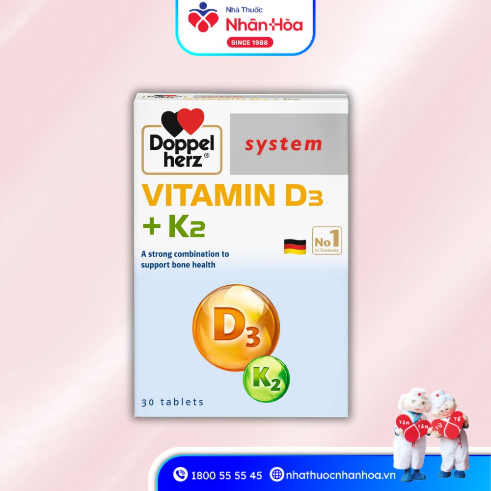 Sản phẩm Vitamin D3 + K2 Doppelherz