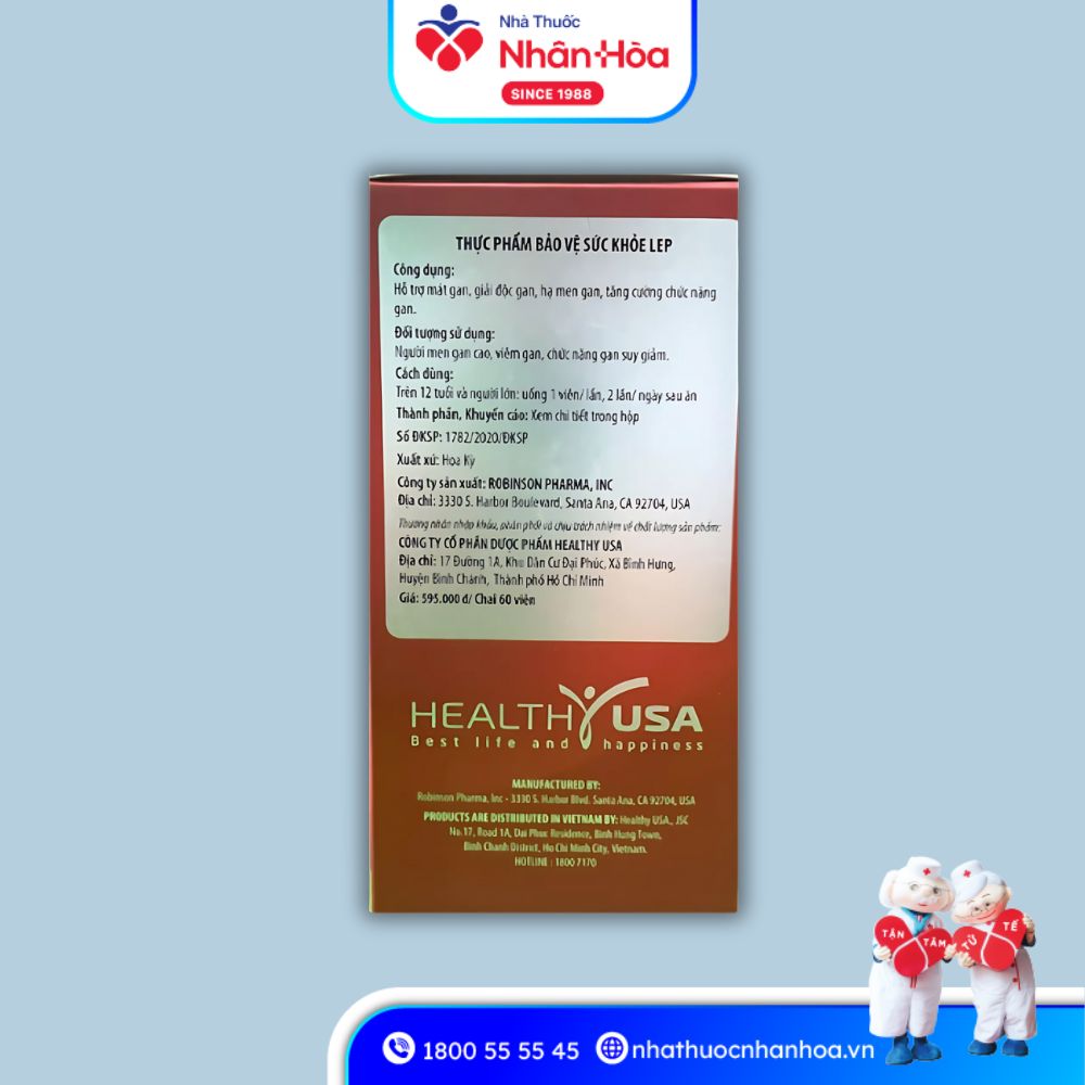 Thành phần của LEP Healthy USA