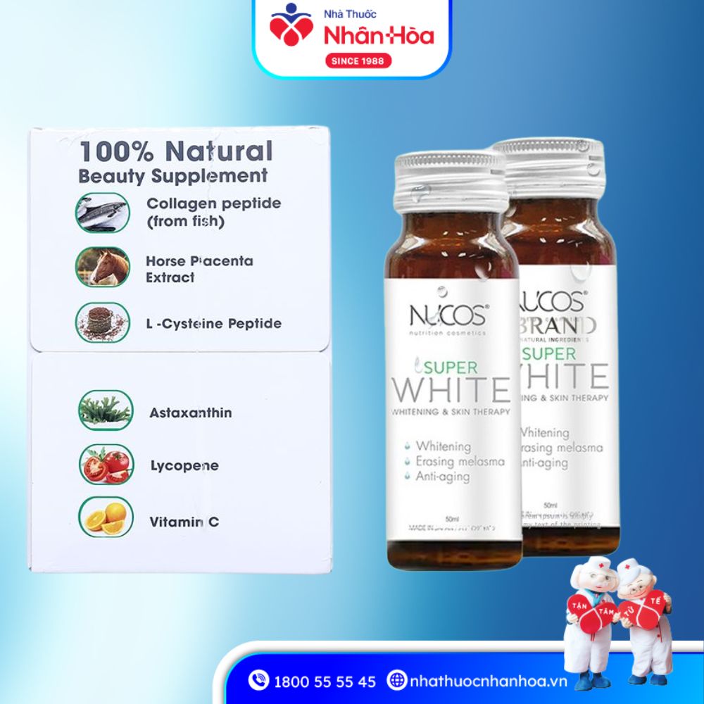 Thành phần nước uống Profa Nucos Super White