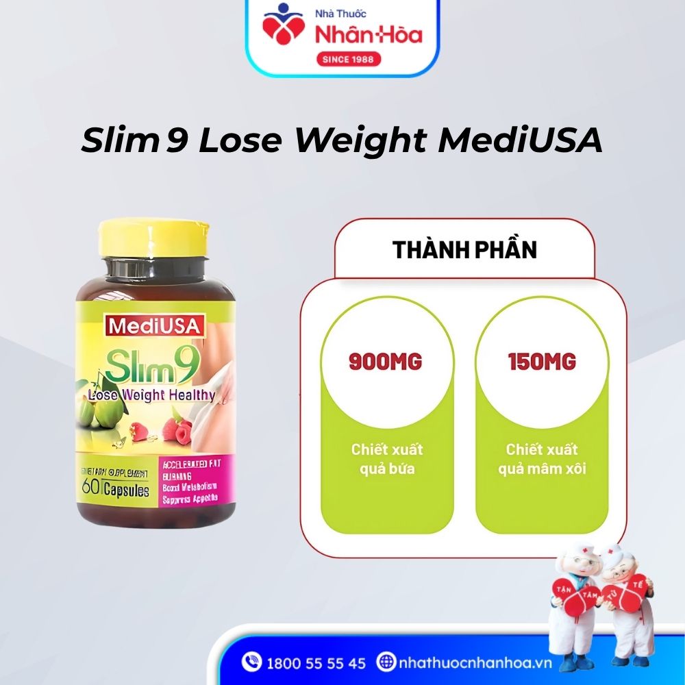 Thành phần Slim 9 Lose Weight MediUSA
