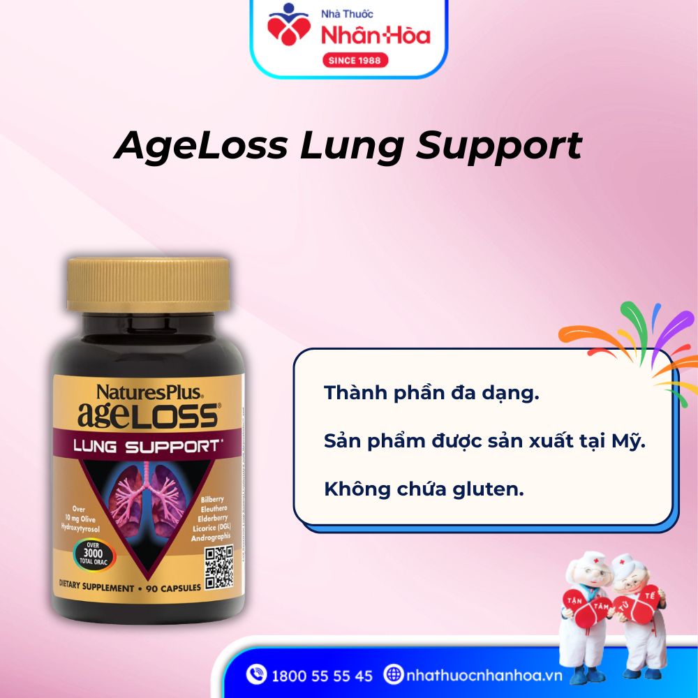AgeLoss Lung Support có tốt không?