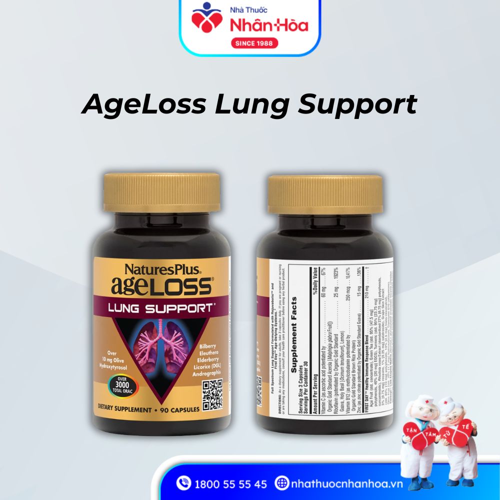 Thành phần AgeLoss Lung Support